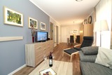 Ferienwohnung in K&uuml;hlungsborn - Appartementanlage Ostseeblick Fewo R&uuml;gen 12 - der moderne Wohn- und Essbereich