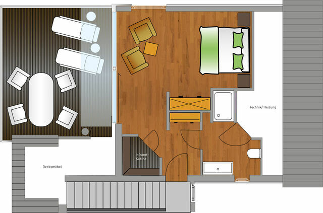 Ferienhaus in Neustadt - KYST 54°10 Floating Home 1 - Bild 13