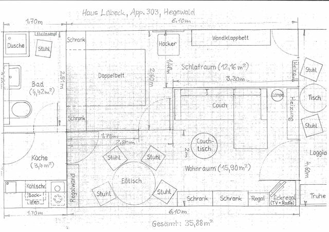 Ferienwohnung in Holm - Hegewald, Matthias: "Haus Lübeck", App. (Nr. 303) - Bild 14