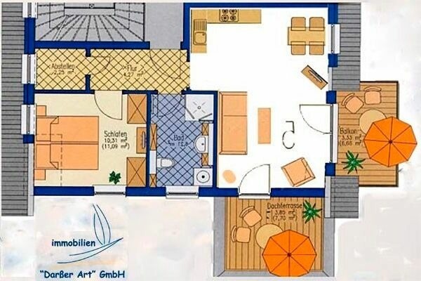 Ferienwohnung in Zingst - Villa Arielle, FW 8 - Bild 12