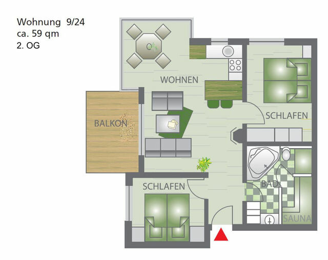 Ferienwohnung in Gro&szlig;enbrode - M&ouml;wennest 9 - Gro&szlig;enbrode - Bild 21