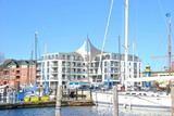 Ferienwohnung in Eckernförde - Apartment 38 "Skippers Topp", Apartmenthaus Hafenspitze,Blickrichtung Innenstadt/Binnenhafen - Bild 16