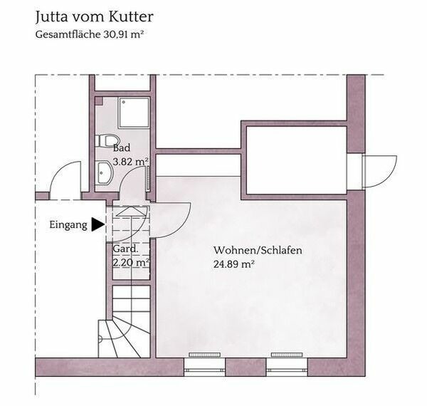 Ferienwohnung in Fehmarn OT Wulfen - Jutta vom Kutter - Bild 4