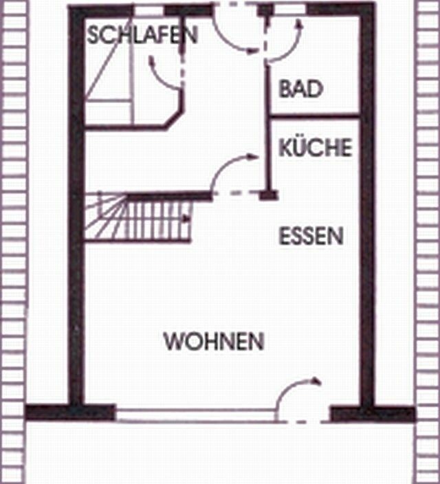 Ferienhaus in Kappeln - Ferien bei Woydt - Koje mit Schleiblick - Bild 9