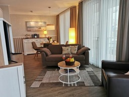 Apartment 2 - "Am Leuchtfeuer 2" - Blickrichtung Yacht-, Binnenhafen und offene See