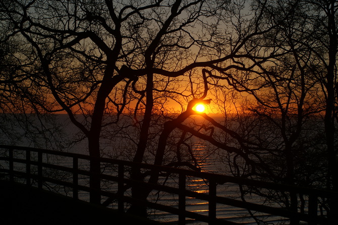 Ferienwohnung in Scharbeutz - Residence Sea View - Sonnenaufgang Winter