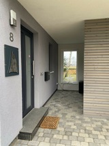 Ferienhaus in Pruchten - Ferienhus Darsskieker - Eingang zum Haus mit Vorraum