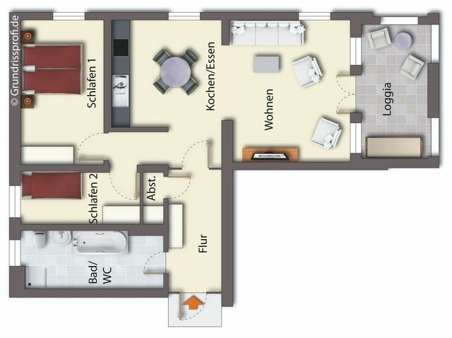 Ferienwohnung in Ahlbeck - (Brise) Villa Chrissi App. 06 - Bild 17