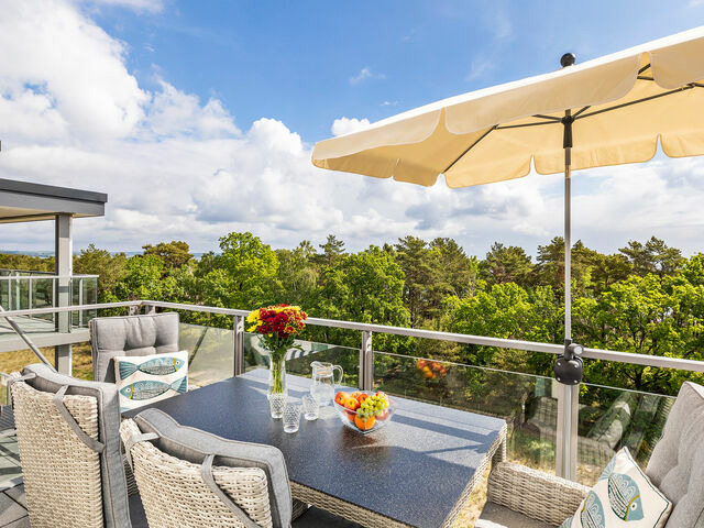 Ferienwohnung in Binz (Ostseebad) OT Prora - FeWo MeerGl&uuml;ck Dachterrasse in PRORA - 7.53 - Bild 13