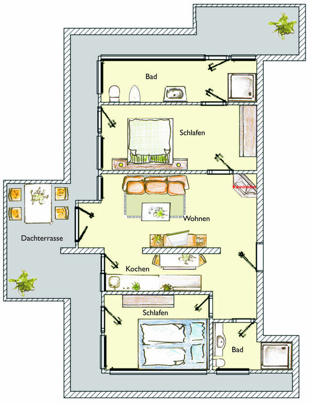 Ferienwohnung in Seebad Heringsdorf - (Brise) Villa Marlen App. 09 - Bild 10