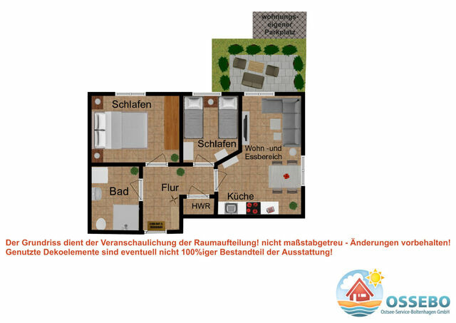 Ferienwohnung in Boltenhagen - Villa Bernstein Fewo M&ouml;wennest - Bild 20