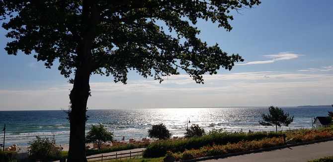 Ferienwohnung in Scharbeutz - Ostseeurlaub-Scharbeutz - Meerblick vom Balkon