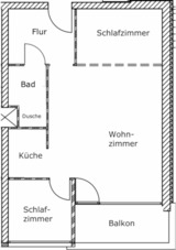 Ferienwohnung in Scharbeutz - Ostseeurlaub-Scharbeutz - Grundriss