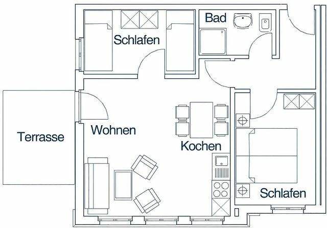 Ferienwohnung in Bansin - Villa Sonnengl&uuml;ck, App. 23 - Bild 9